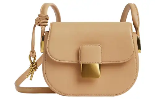 Bottega Veneta Desiree Cow Leather Shoulder Bag Women's Light Brown