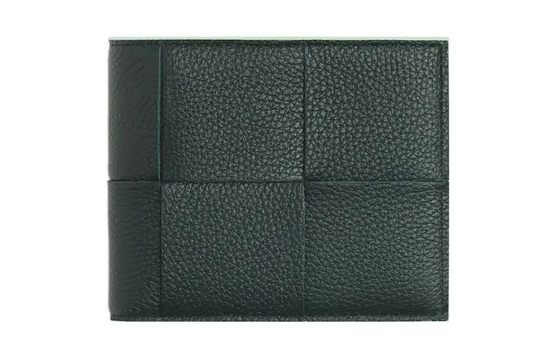 Bottega Veneta Calfskin Coin Purse Wallet Men's Jasper