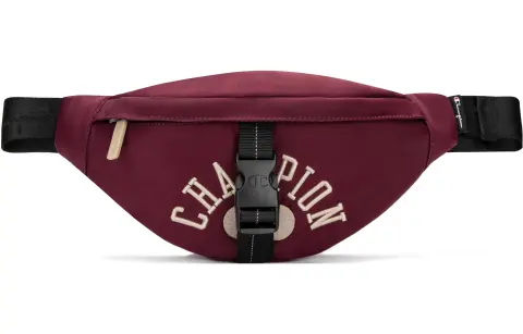 Champion Fabric Fanny Pack Unisex Preppy Red/Ivy Green/Light Rosewood Umber/Black