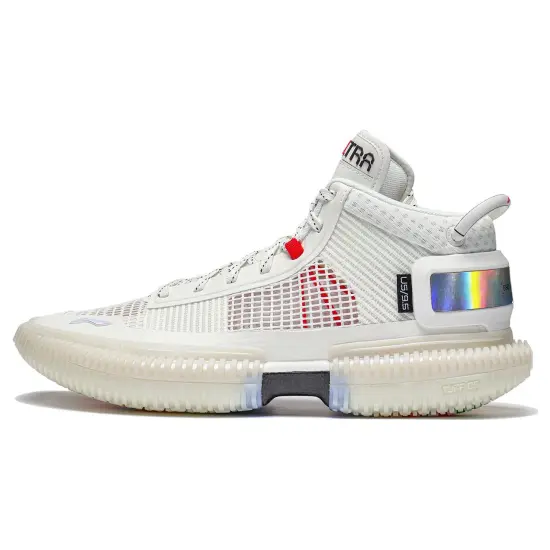 LINING Badfive 3 Ultra Basketball Shoes Men Mid-Top Ivory