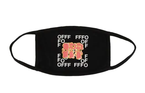 OFF WHITE Logp Printed Mask