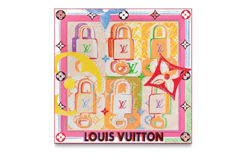 LOUIS VUITTON Square Scarves Women's Multicolor