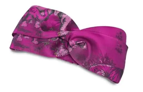 DIOR Silk Scarves Women's Purple
