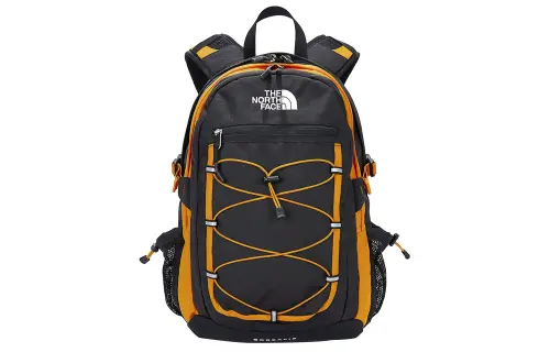 THE NORTH FACE 25L Backpack Outdoor Bag Nylon Black Yellow Unisex