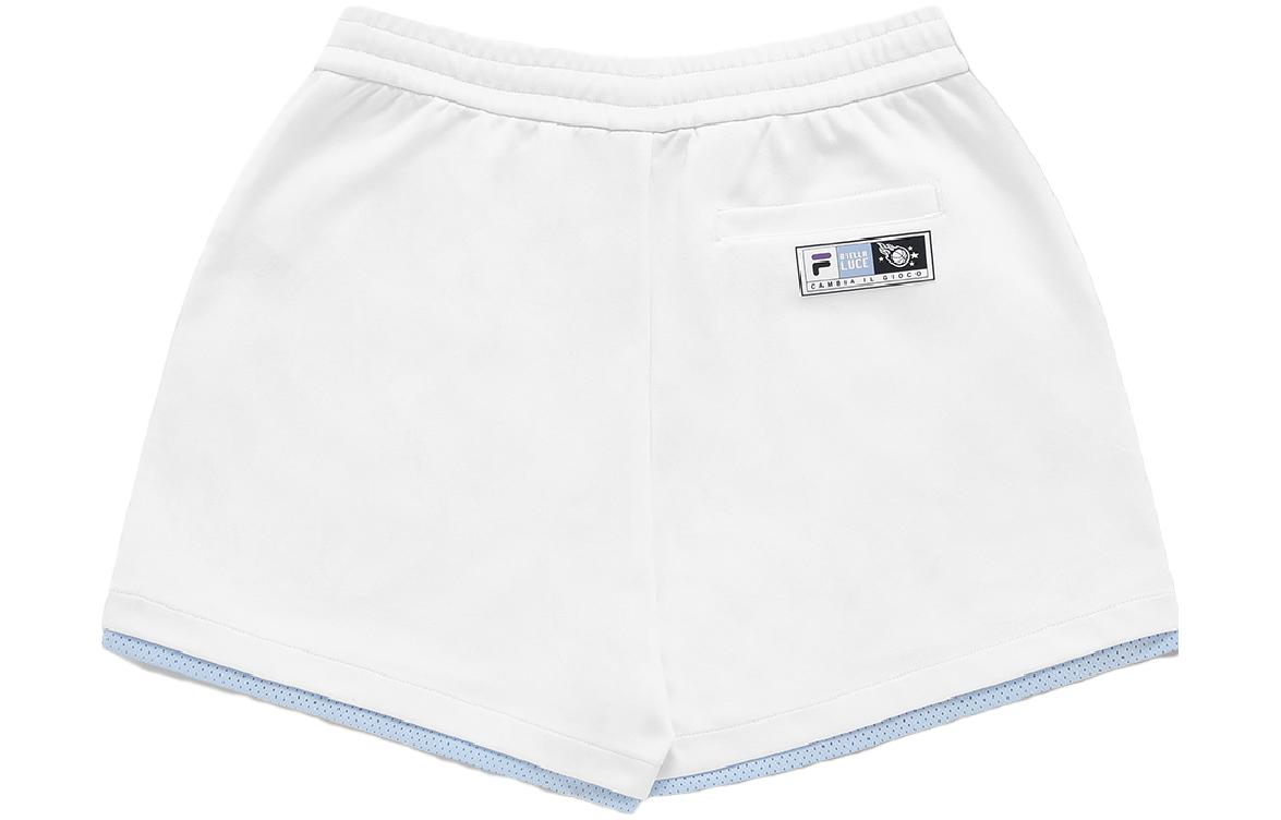 FILA FUSION Sports Shorts Women’s Standard White Moderate Mock Two Piece