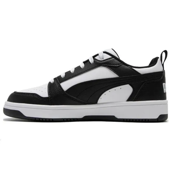 Puma Rebound V6 Skateboarding Shoes Unisex Low-top White/Black