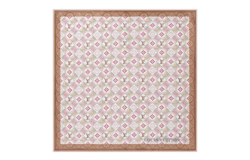 LOUIS VUITTON Monogram Scarves Women's Multicolor