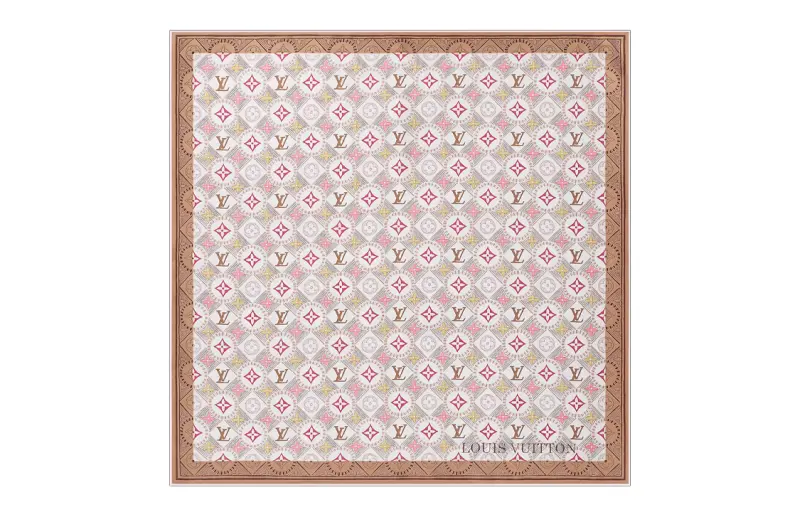 LOUIS VUITTON Monogram Scarves Women's Multicolor