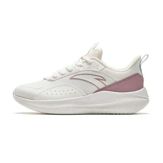 ANTA Walk Running Shoes Women's Low-Top White Purple