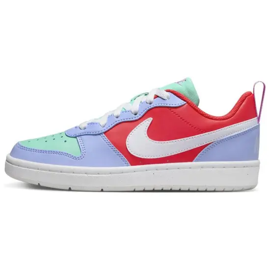 Nike Court Borough Low Cobalt Bliss Track Red GS
