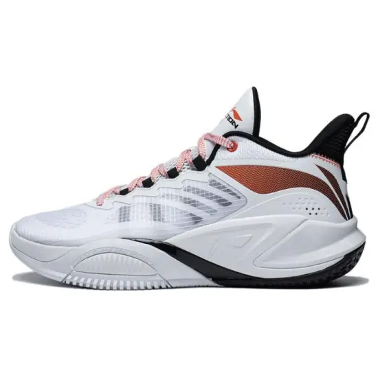 LINING Storm 2023 Basketball Shoes Men Low-Top White