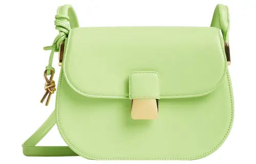 Bottega Veneta Desiree Calfskin Shoulder Bag, Crossbody Bag Small Women's Light Green