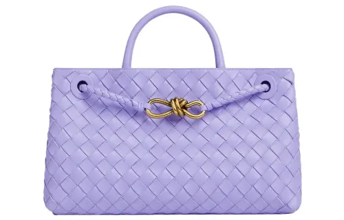 Bottega Veneta Sheepskin Shoulder Bag, Crossbody Bag, Handbag Small Women's Purple