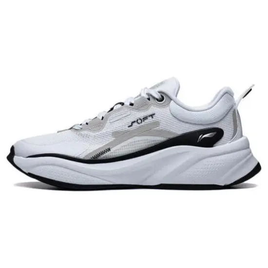 LINING Soft Series Running Shoes Men Low-Top White
