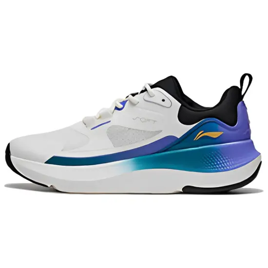 LINING SOFT GO Casual Shoes Men Low-Top White Blue/Purple