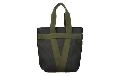 Bottega Veneta Fabric Handbag, Shoulder Bag Men's Army Green