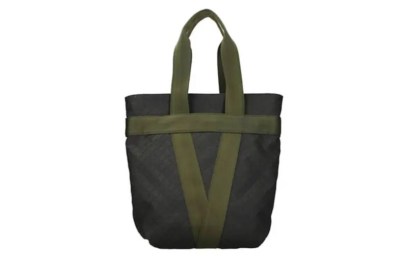 Bottega Veneta Fabric Handbag, Shoulder Bag Men's Army Green