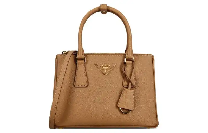 PRADA Cow Leather Tote Bag, Shopping Bag, Shoulder Bag, Handbag Women's Brown