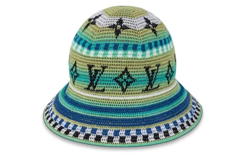 LOUIS VUITTON Cotton, Nylon Bucket Hats Men's Multicolor