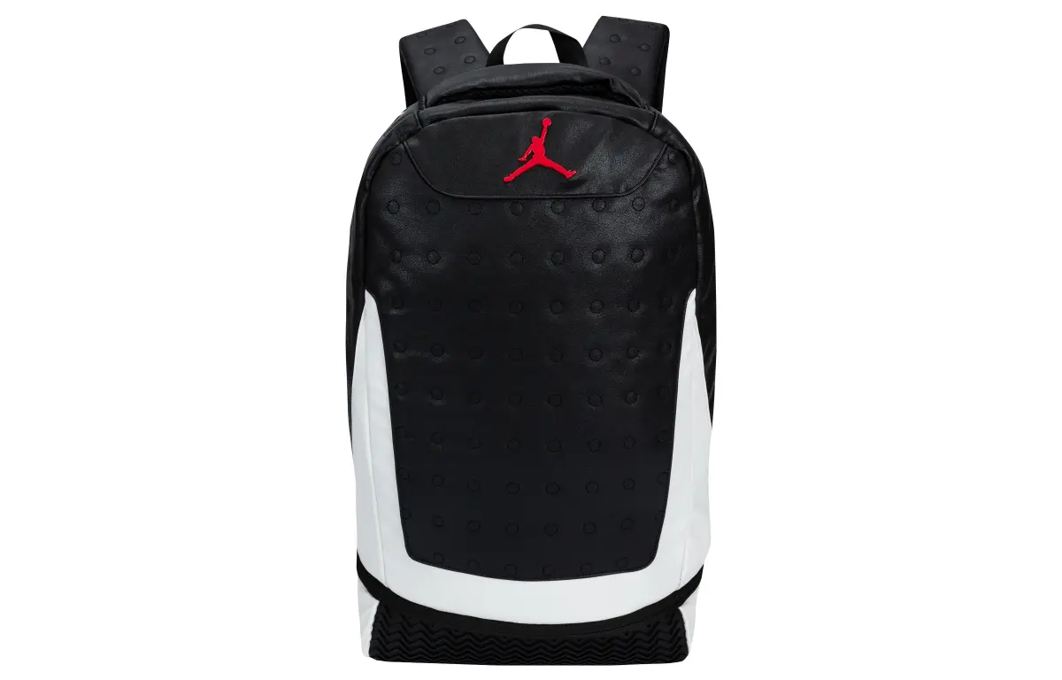 Jordan Polyurethane Basketball Bag Backpack Regular Unisex Black/White