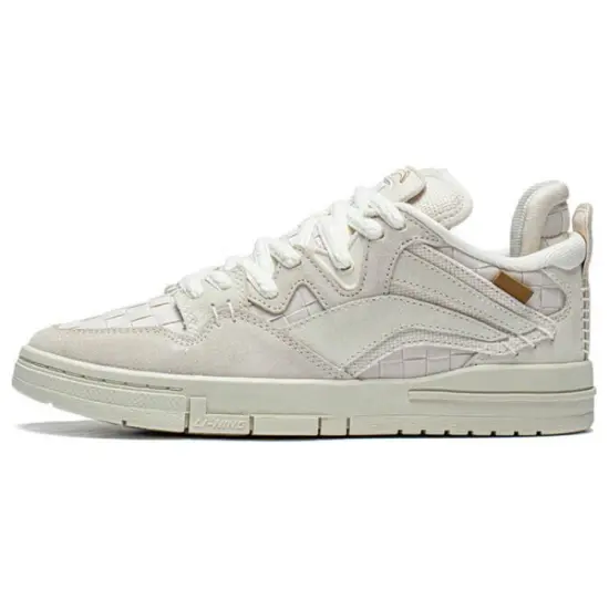 LINING Wei Wu PRO Skateboard Shoes Women's Low-Top White