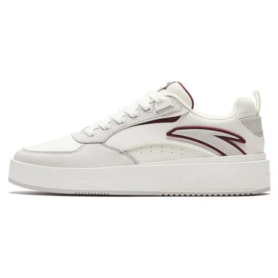Anta Milk Lid 2 Durable Breathable Low-Top Skateboard Shoes Men's White
