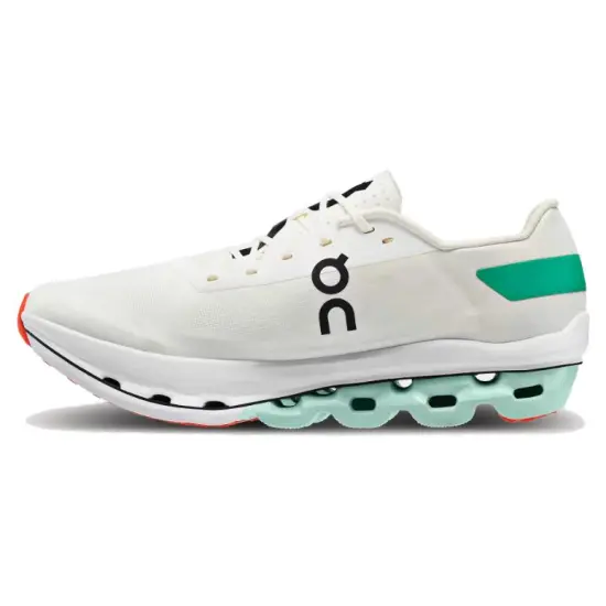 On Cloudboom Cushioning Anti Slip And Wear Resistant Low Top Casual Running Shoes Men's White Green