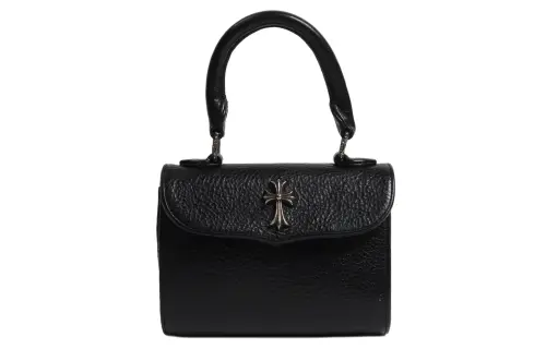 Chrome Hearts Cross Decorative Stickers & Labels Shoulder Bag, Crossbody Bag, Handbag Mini Women's Black