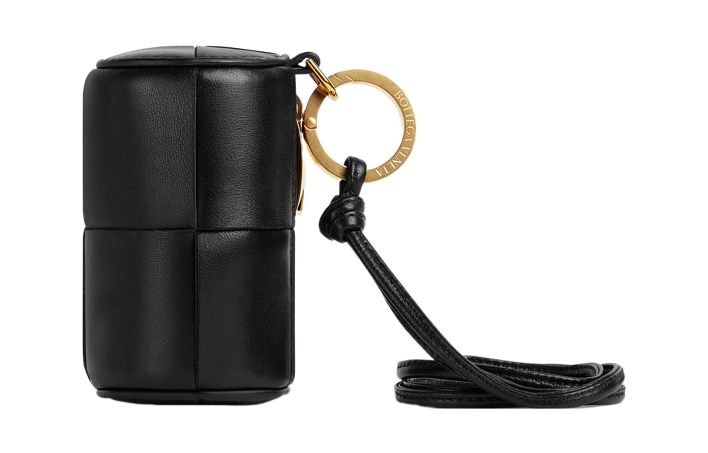Женский чехол для AirPods Bottega Veneta (черный) — фото 2