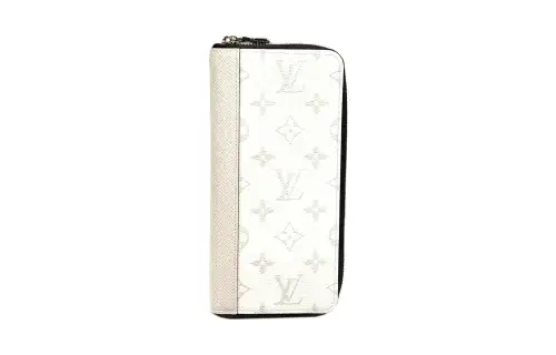 LOUIS VUITTON Canvas Wallet Women's White