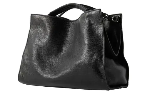 Balenciaga Leather Portable Crossbody Bag, Shoulder Bag Women's Black