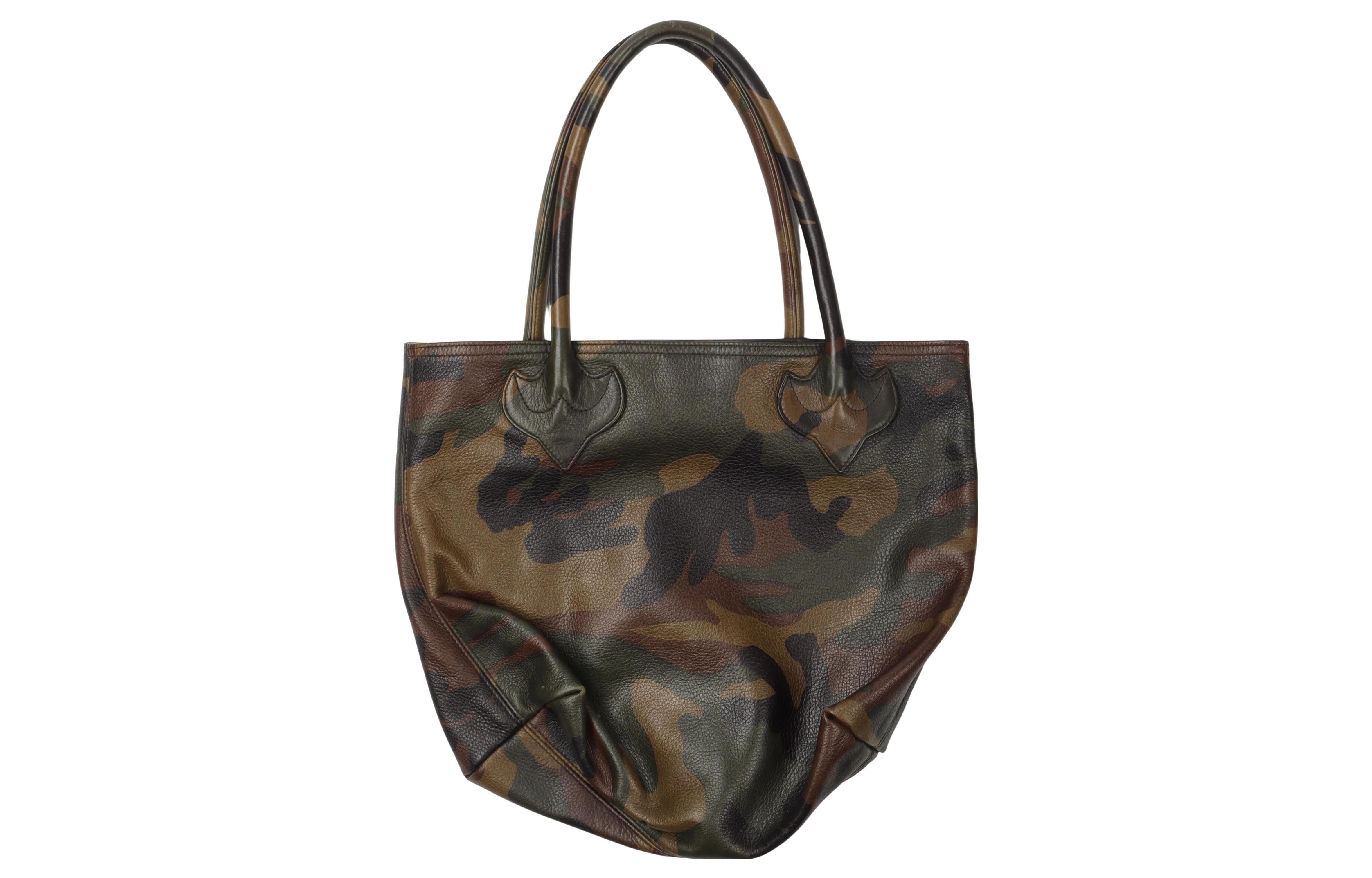 Chrome Hearts Leather Tote Bag, Shopping Bag, Shoulder Bag, Handbag Women's Camouflage
