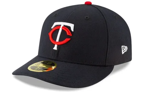 New Era LP 59FIFTY MLB Minnesota Twins home court cap, same style for men and women, couple style, black