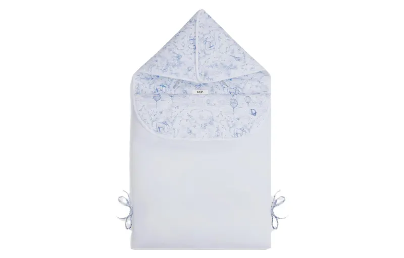 DIOR Cotton Storage Bag Unisex Light Blue