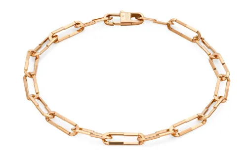 GUCCI 18kt Yellow Gold Xs Link To Love Chain Bracelet