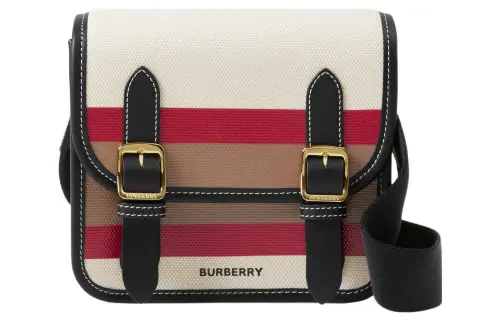 Burberry Cotton Shoulder Bag, Crossbody Bag Regular Kids' Multicolor