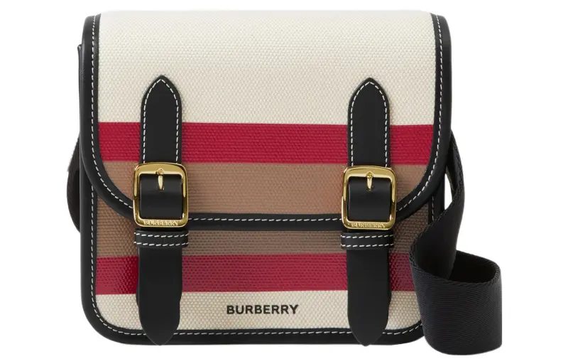 Burberry Cotton Shoulder Bag, Crossbody Bag Regular Kids' Multicolor
