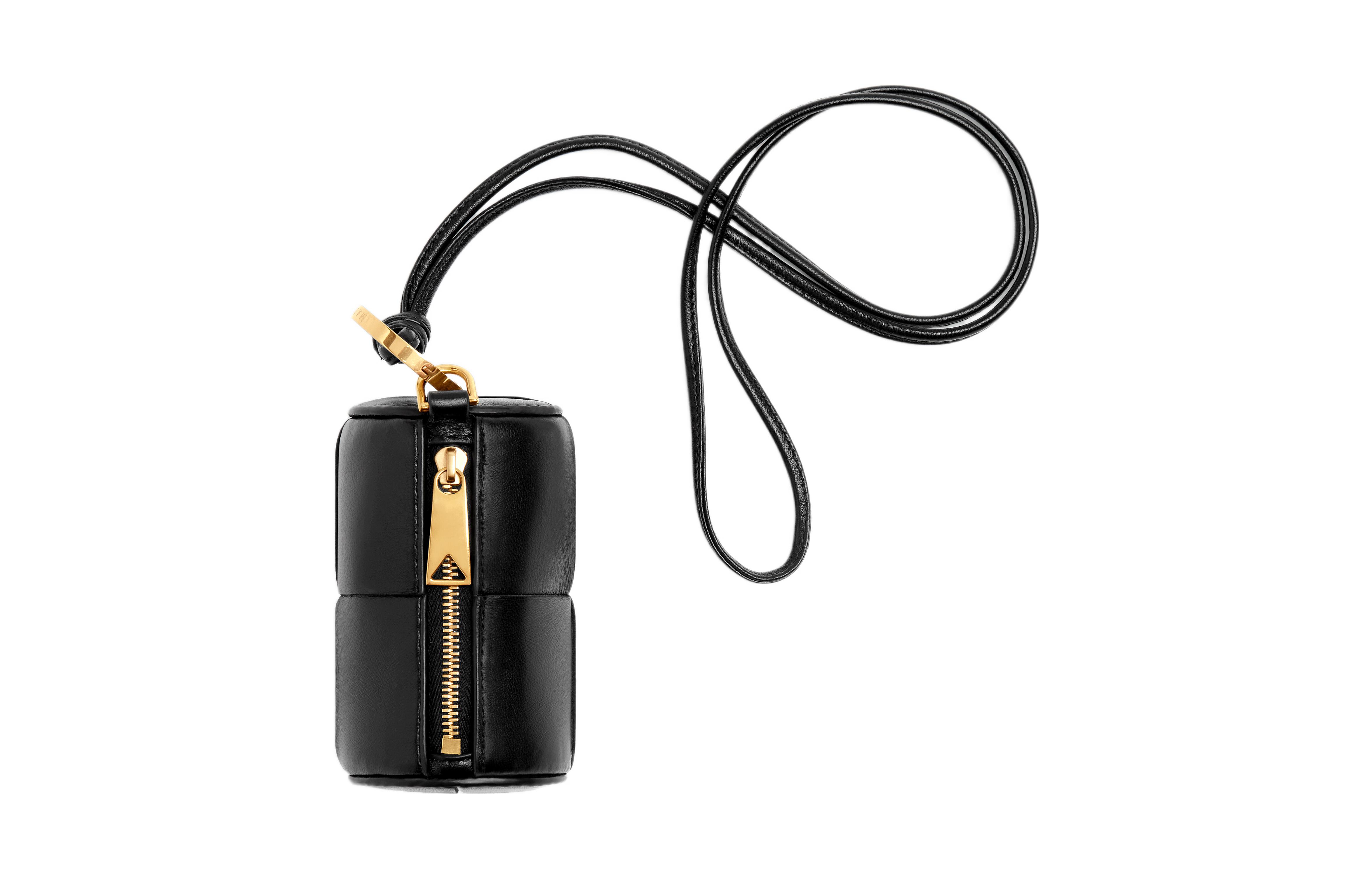 Женский чехол для AirPods Bottega Veneta (черный) — фото 3