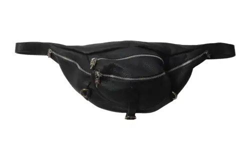 Chrome Hearts Leather Fanny Pack Women's Black