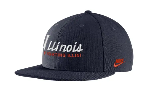Nike Letter Print Baseball Caps Unisex Marine Blue
