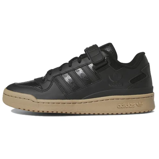 Forum Adidas Originals Low 'Black Gum Snakeskin'