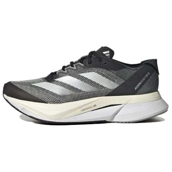 Adidas Adizero Boston 12 Core Black Cloud White Carbon Women's