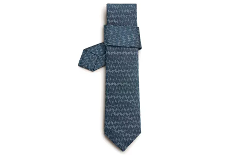 HERMES Ties Men's Blue