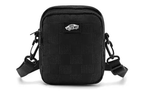 Vans Polyester Shoulder Bag, Crossbody Bag Regular Women's Black