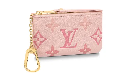 LOUIS VUITTON Cow Leather Coin Purse Regular Women's Gradient Pink