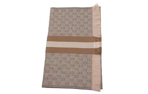 GUCCI Knit Scarves Women's Khaki