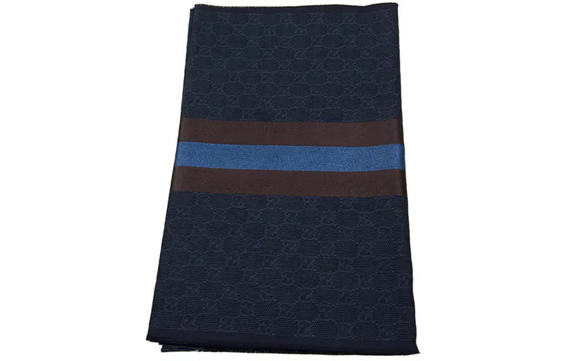 GUCCI Knit Scarves Women's Blue