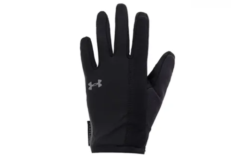 Under Armour Polyester Sports Gloves Unisex Black