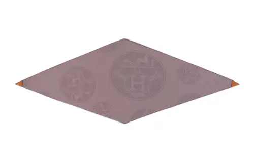 HERMES Knit Scarves Unisex Purple