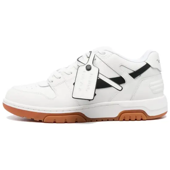 OFF-WHITE Out Of Office Calf Leather White Black Gum